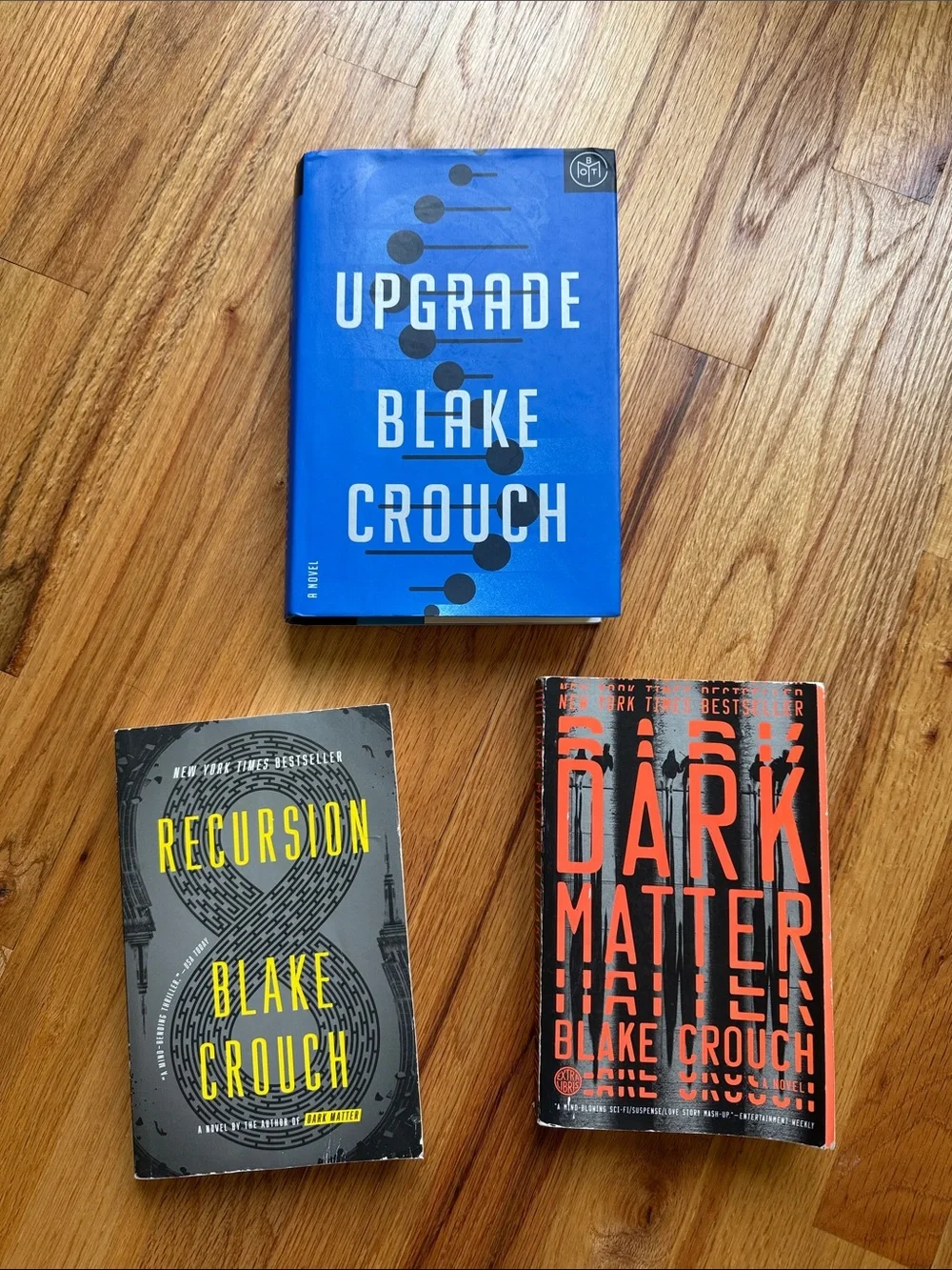 Blake Crouch bundle of 3 books